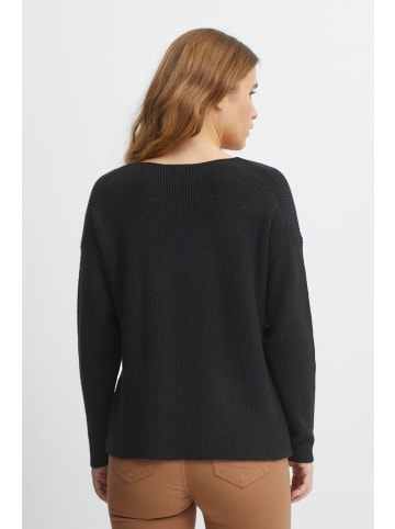 b. young BYMILO VNECK JUMPER - KNIT Boxy fit in Black