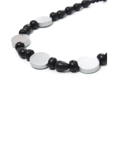 collezione alessandro Lange Kette " Orbit " in schwarz