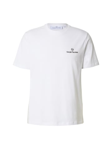 Sergio Tacchini T-Shirt in white/black
