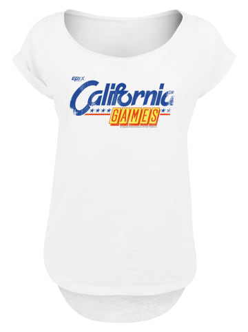 F4NT4STIC Long Cut T-Shirt Retro Gaming California GAMES LOGO in weiß