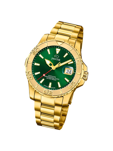Jaguar Analog-Armbanduhr Jaguar Pro Diver gold groß (ca. 40mm)