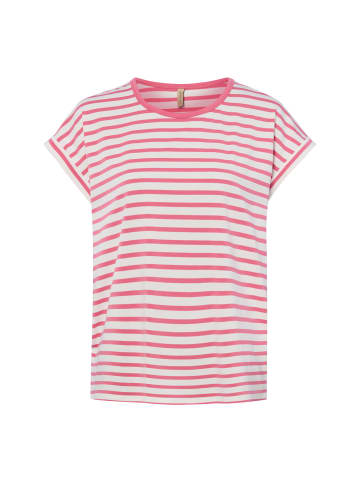 soyaconcept T-Shirt SC-Rina in himbeer weiß - 0001