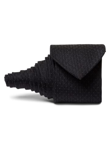 Andrew James Seidenkrawatte in schwarz - 0001