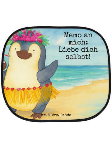 Mr. & Mrs. Panda Auto Sonnenschutzblende Pinguin Kokosnuss Desig... in Weiß