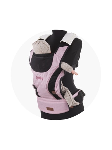 Chipolino Babytrage Bobby 4 in 1 in rosa