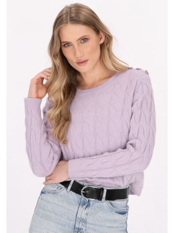 DreiMaster Damen Pullover in Lavendel melange