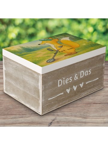 Mr. & Mrs. Panda Aufbewahrungsbox Fuchs Metalldetektor Design oh... in Weiß