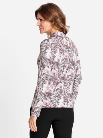 WITT WEIDEN Langarmshirt in hortensie-ecru-bedruckt