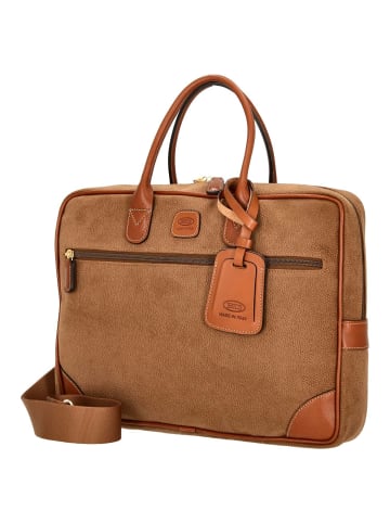 BRIC`s Life Briefcase - Laptoptasche 38 cm (olive) in camel