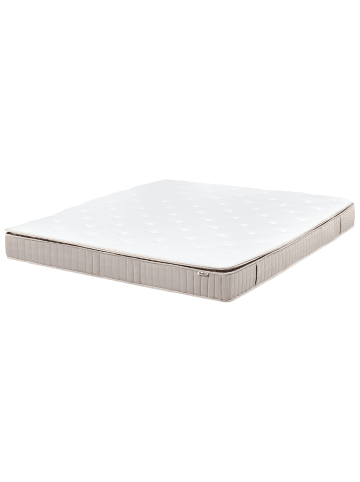 Beliani Matratze DAYDREAM in Weiß/Beige - (W) 180 x (H) 25 x (L) 200 cm