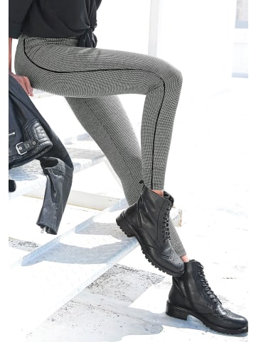 LASCANA Leggings in schwarz-weiß