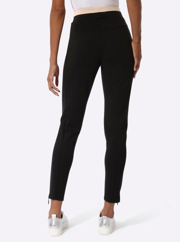 creation L Modal-Mix-Jersey-Hose in schwarz