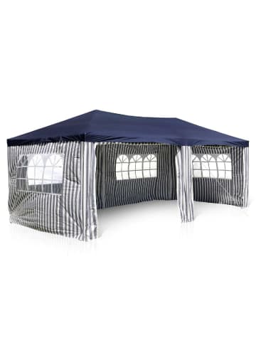 VCM  Pavillon Partyzelt Raucherzelt BLAU 3x6m in Blau