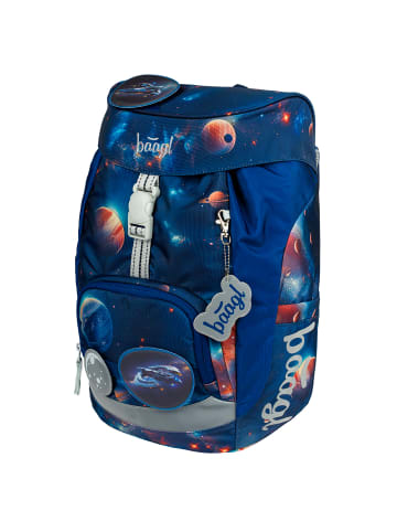 BAAGL Schulrucksack Airy in Blau Weltraum - 24x36x18cm
