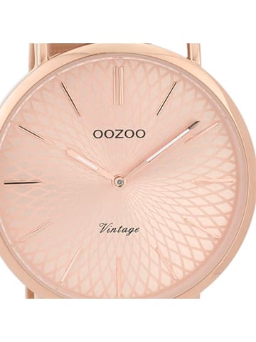 Oozoo Armbanduhr Oozoo Vintage Series rosegold groß (ca. 40mm)