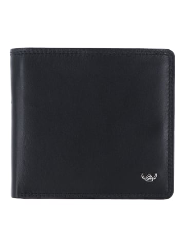 Golden Head Polo Geldbörse RFID Schutz Leder 11 cm schwarz
