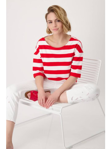 monari Sweatshirt in red ringel