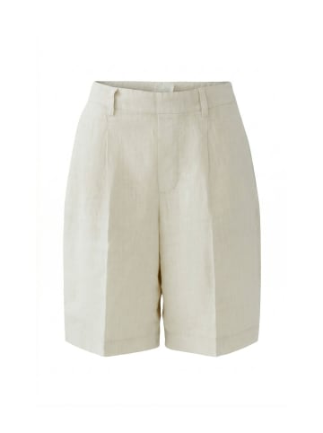 Oui Leinen Bermuda in biscuit