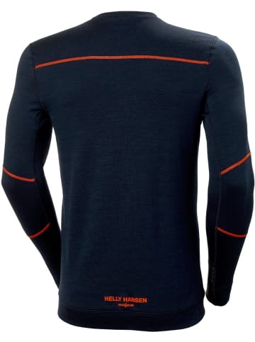 Helly Hansen Longsleeve "Lifa Merino Crewneck" in Blau