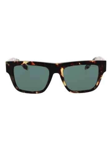 Trussardi Unisex Sonnenbrillen Quadrat Braun