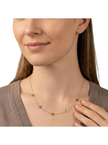 Amor Kette mit Anhänger Silber 925, gelbvergoldet in gold