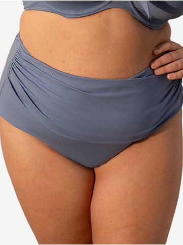 SugarShape Bikini-High-Waist-Panty Valencia in blue-grey swim