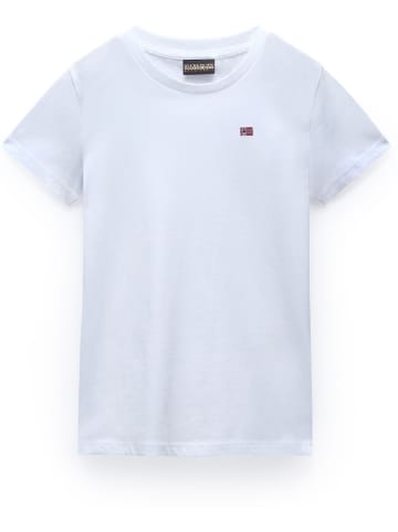Napapijri Shirt "K Salis Ss 2" in Weiß