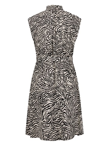 Zero  Midikleid mit Print. in Cream/Black