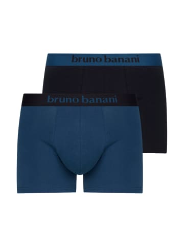 Bruno Banani Retro Short / Pant Flowing in Dunkelblau / Schwarz