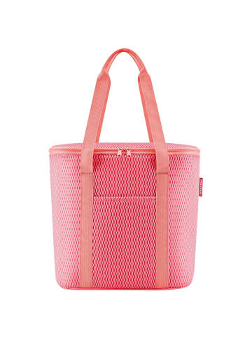 Reisenthel thermo shopper - Kühltasche 38 cm (twist powder blue) in mesh coral