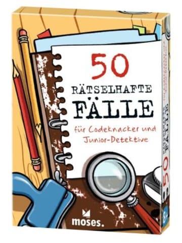 moses. Spiel - 50 rätselhafte Fälle für Codeknacker und Junior-Detektiv