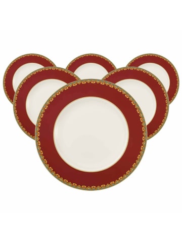 Villeroy & Boch 6er Set Speiseteller Samarkand Rubin in Bunt ø 27,7 cm in bunt