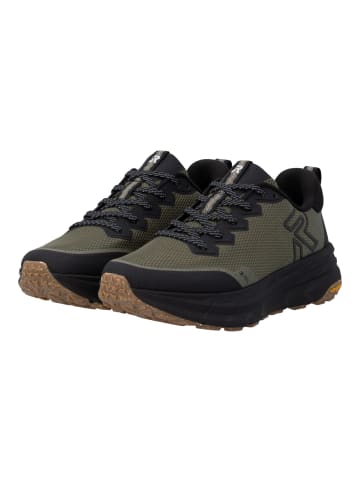 rieker Sneaker in Schwarz/Oliv
