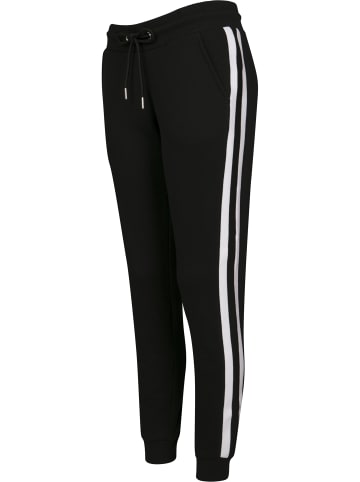 Urban Classics Urban Classics Damen Ladies College Contrast Sweatpants in black/white/black