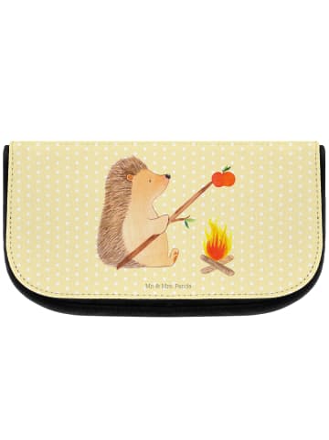 Mr. & Mrs. Panda Kulturbeutel Igel Grillen ohne Spruch in Gelb Pastell