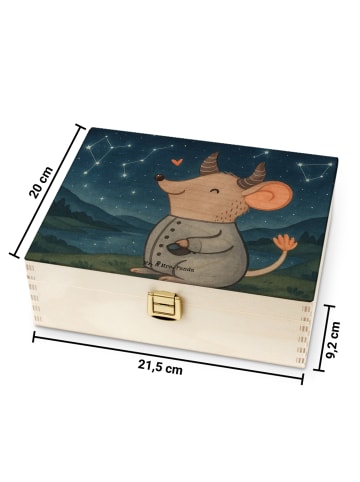 Mr. & Mrs. Panda Teebeutelbox Stier Astrologie Design ohne Spruch in Weiß