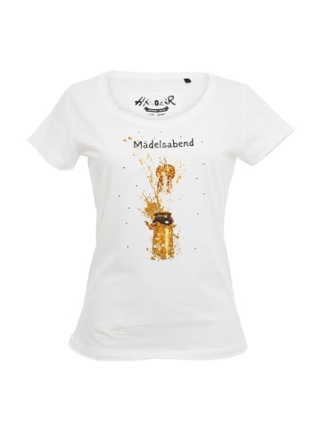 Hangowear T-Shirt MAEDELSABEND in weiß