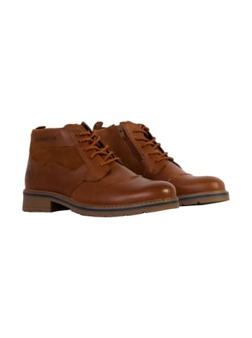 Redskins Edge-Lederstiefeletten Braun