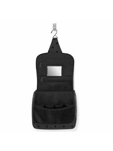 Reisenthel cosmetics toiletbag - Kulturbeutel 20 cm (twist navy) in glossy dots black
