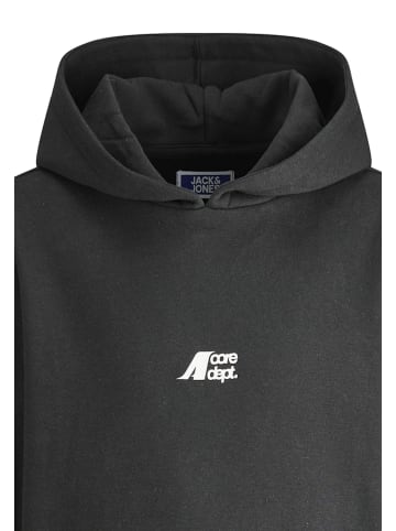 JACK & JONES Junior Hoodie 'Tier Print' in schwarz
