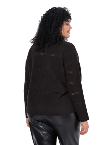 Ulla Popken Pullover in mahagoni