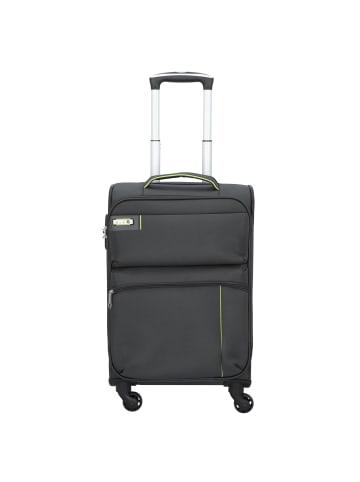 D&N Travel Line 6700 2-Rollen Kabinentrolley 50 cm in grau