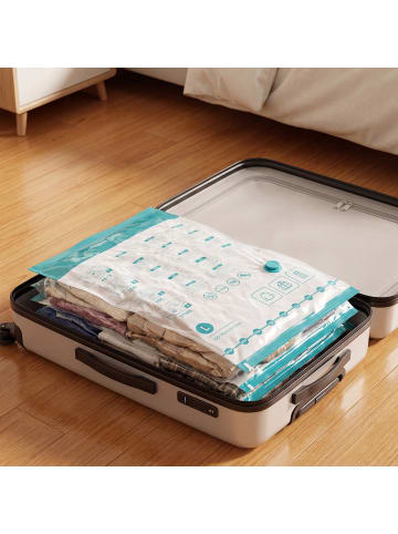 SONGMICS Vakuumierbeutel Island in Transparent - (B)80 x (H)60 x (T)0.1 cm