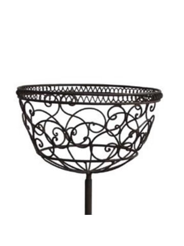 AltoBelli Gartenstecker MIA Pflanzkorb Stab Antik Braun 80x25 cm
