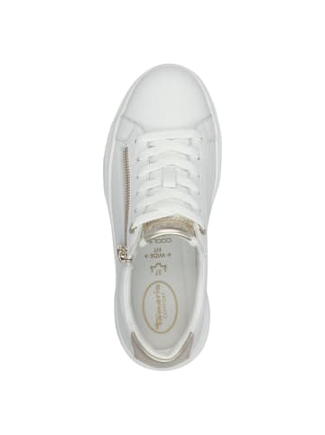 Tamaris COMFORT Sneaker in WHITE NAPPA
