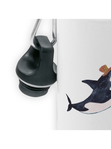 Mr. & Mrs. Panda Trinkflasche Orca Zylinder ohne Spruch in Weiß