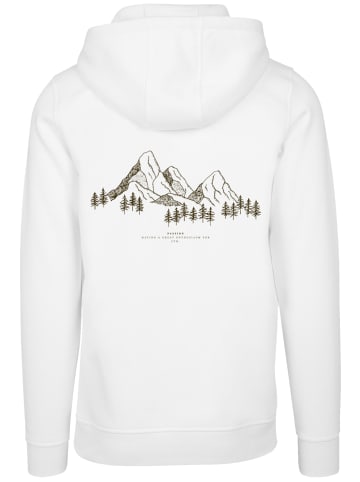 F4NT4STIC Hoodie Berge Winter Schnee PLUSSIZE in weiß