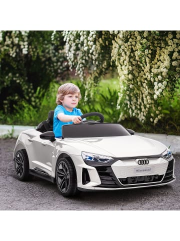 HOMCOM AUDI RS E-tron GT Kinderauto 3-5 Jahre Weiß