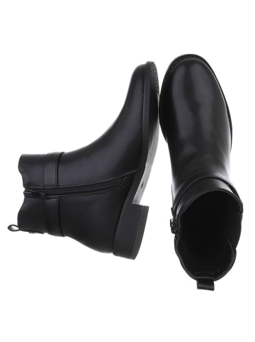 Ital-Design Stiefelette in Schwarz