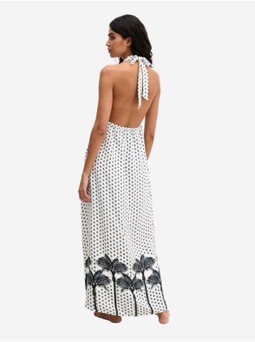 Marc O'Polo Strandkleid Abstract Floral in white cotton palm print